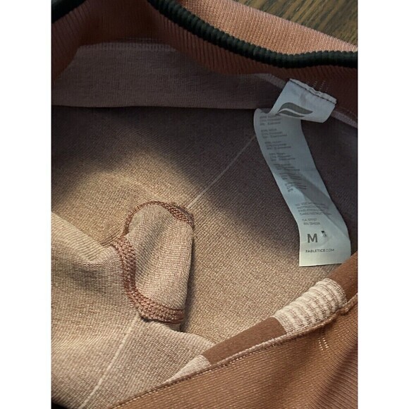 Fabletics Leggings Women’s M High Waisted Seamless Colorblock Ribbed athleisure - Picture 7 of 16